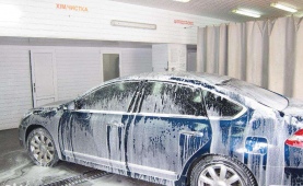 Круглосуточная автомойка с кафе